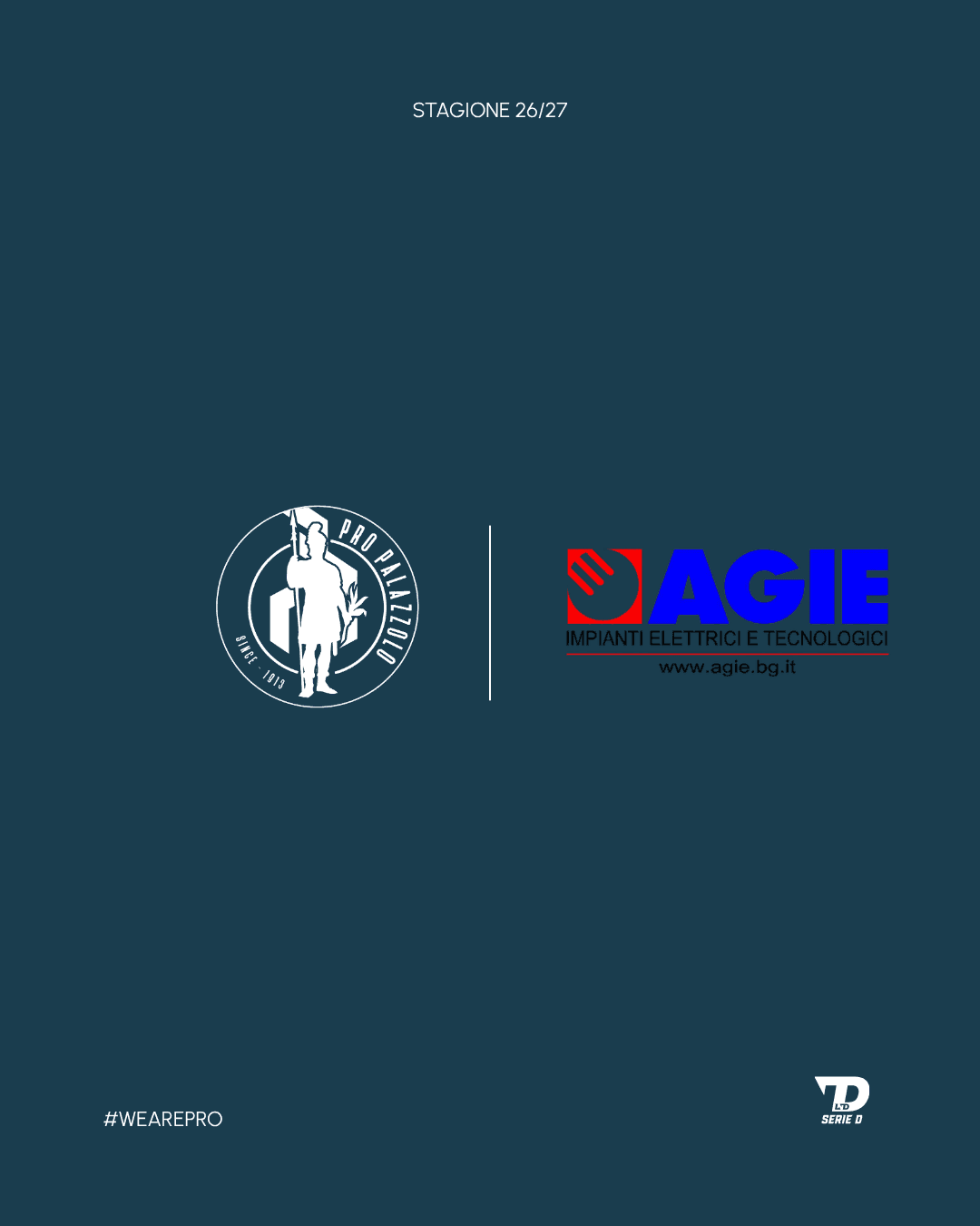 AGIE È MAIN SPONSOR
