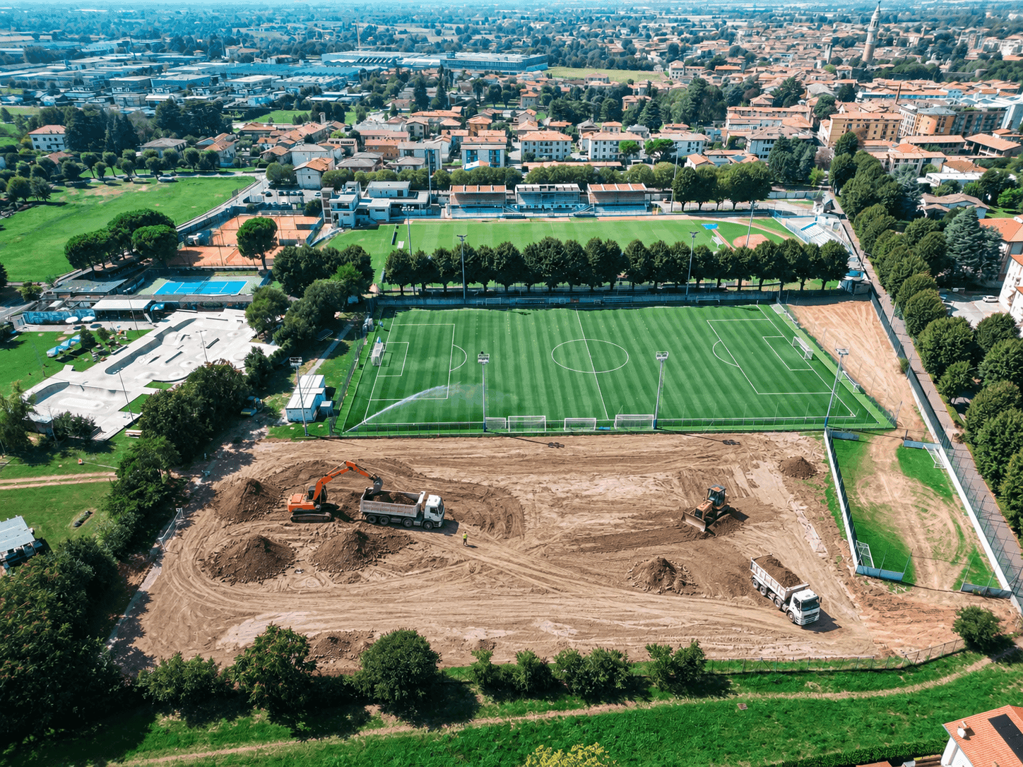 COMPLETATA LA PRIMA FASE DEI LAVORI AL CAMPO 3