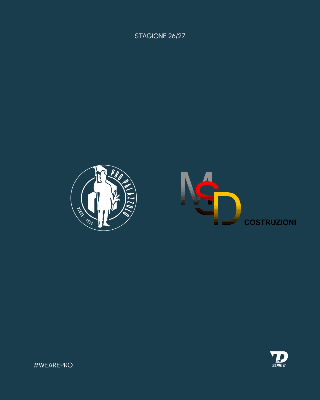 MSD COSTRUZIONI È MAIN SPONSOR