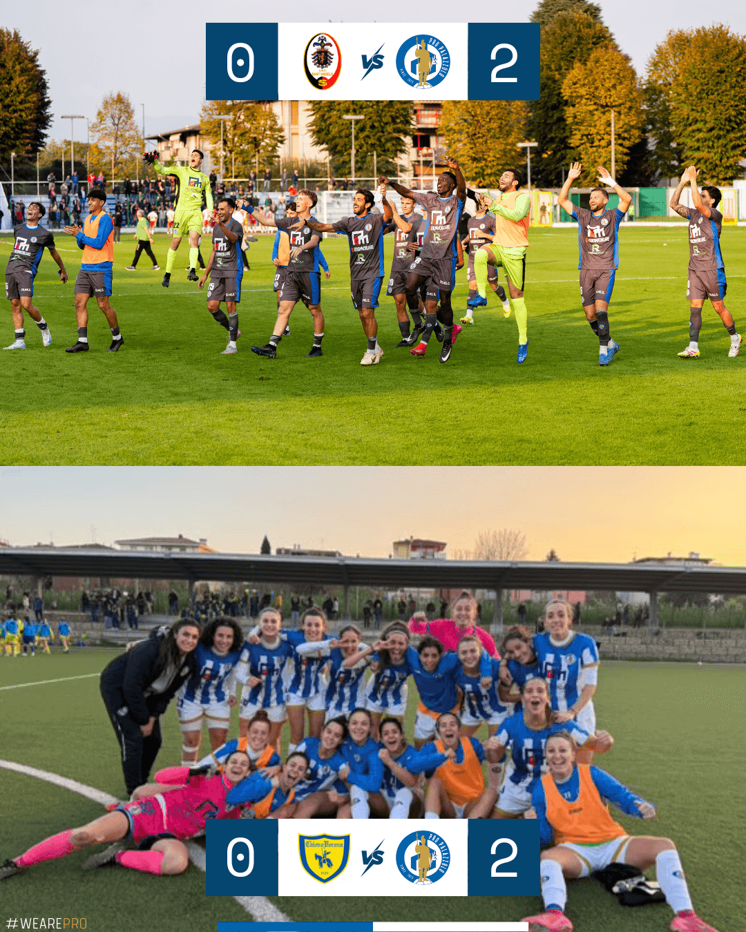 Quattro Gol in Casa Pro – Una domenica perfetta per maschile e femminile!